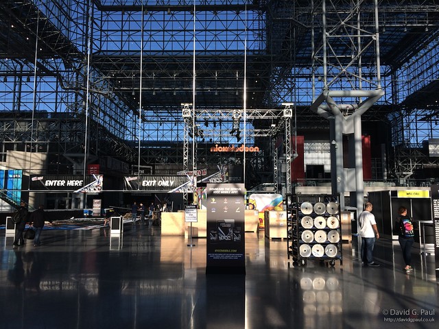 New York Comic Con setup in progress