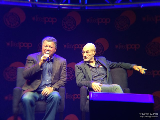 William Shatner and Patrick Stewart