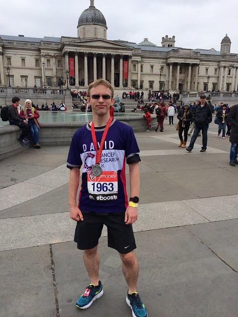 Me after the London Marathon