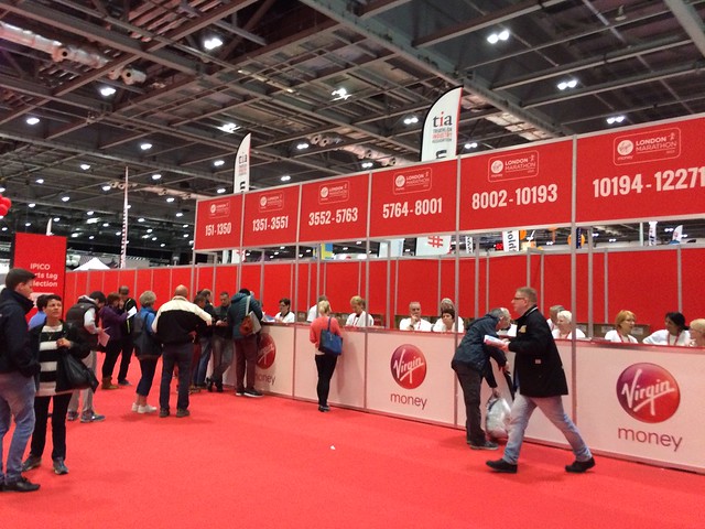 London Marathon registration at ExCel