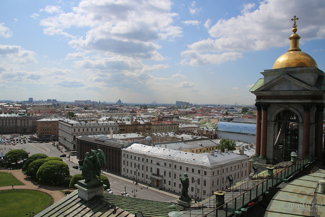 View from the colonnade