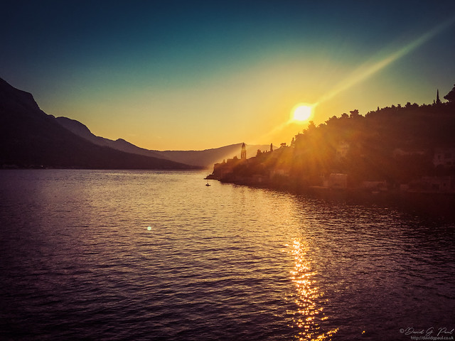 Sunrise on Korčula