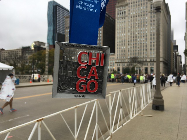 Bank of America Chicago Marathon finishers medal