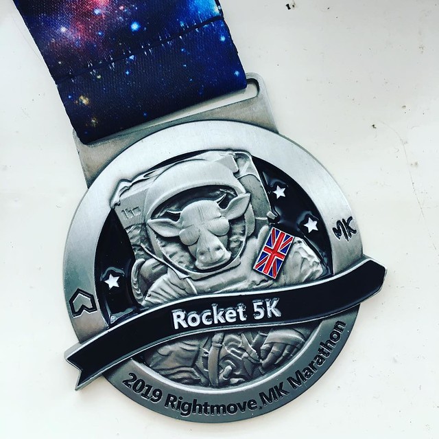 At the Rocket 5K finish