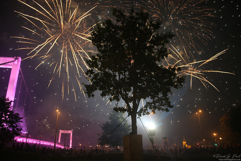 Fireworks for National Day 2023, Budapest
