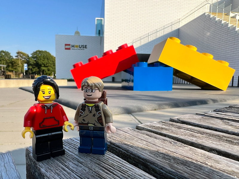 LEGO mini figures at the LEGO House