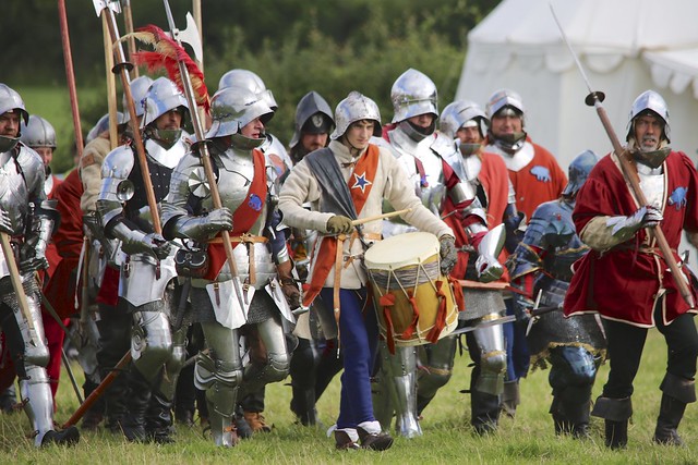 Marching into battle