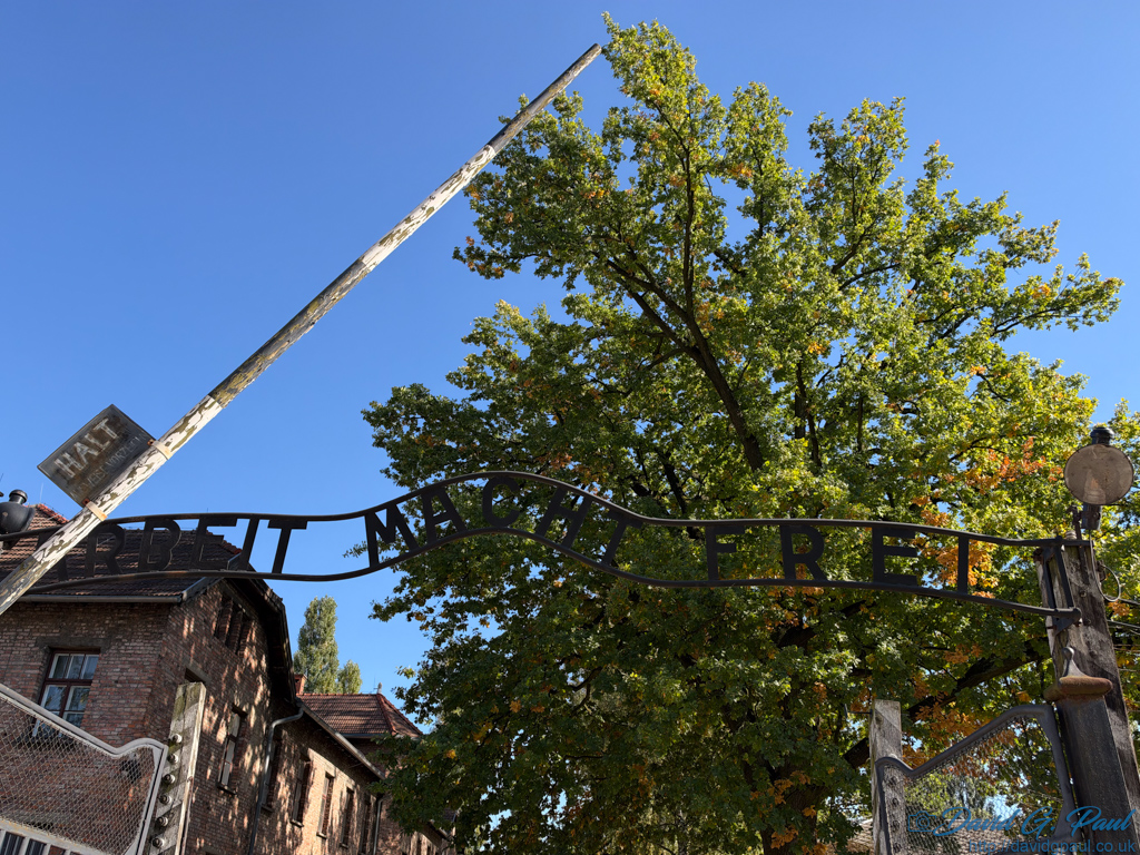 Entrance to Auschwitz